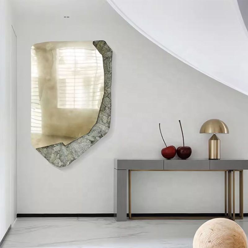 Luxury Hand-Painted 3D Metal Wall Art – Modern Shaped Stainless Steel Decorative Wall Painting, Upscale Contemporary Wall Hanging for Dining Room, Living Room
