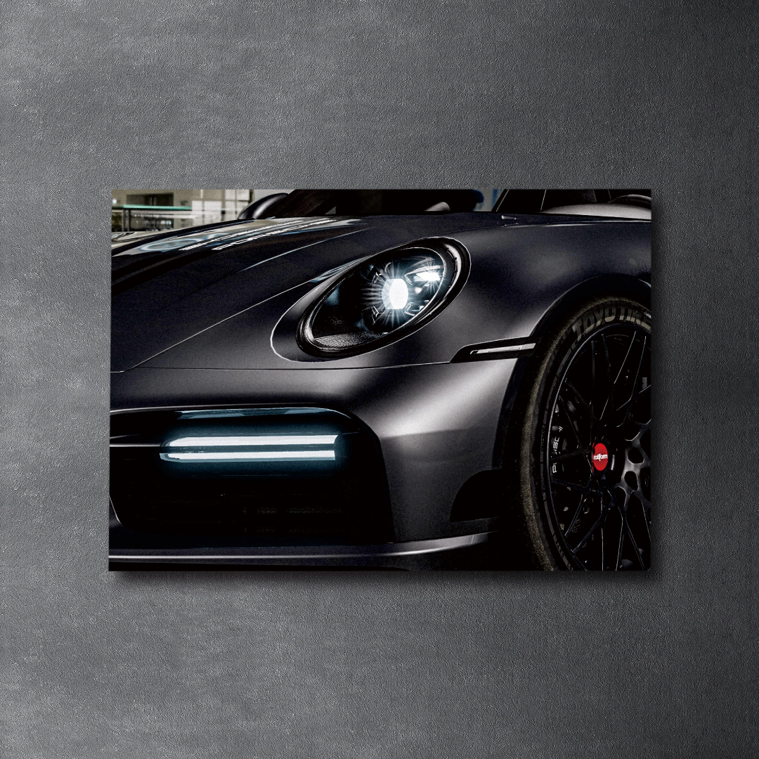 Monochrome LED Motorsport wall decor series