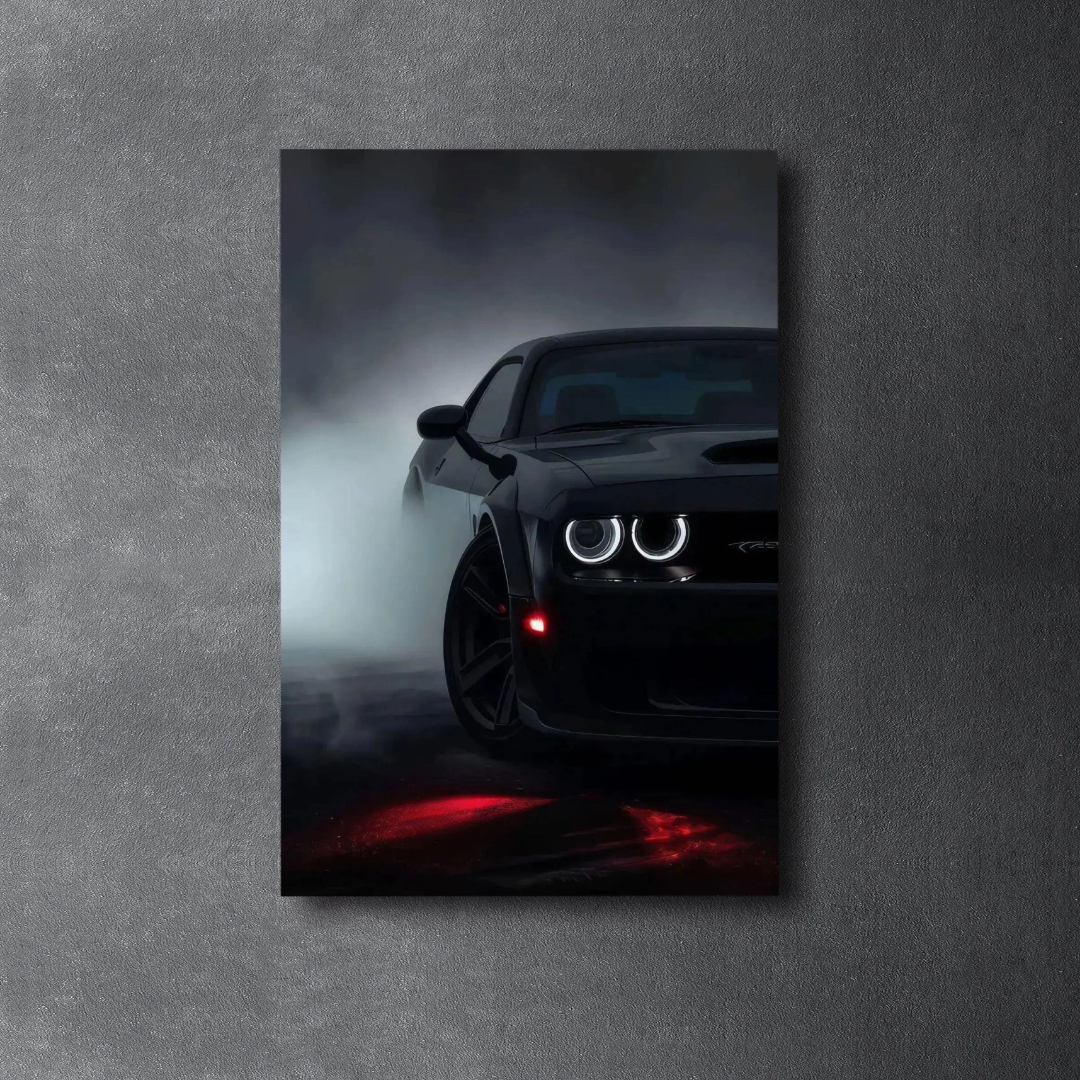 Monochrome LED Motorsport wall decor series