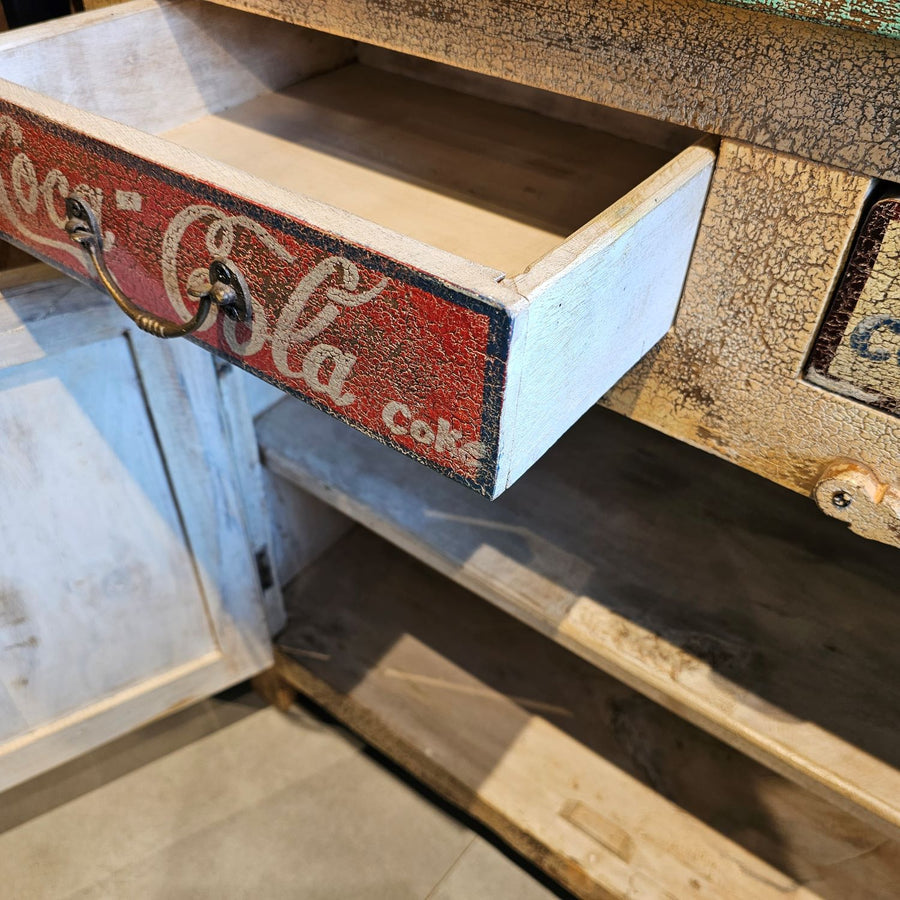 Vintage Style Cabinet, Retro Style Furniture, Bar Cabinet, Old Storage Cabinet