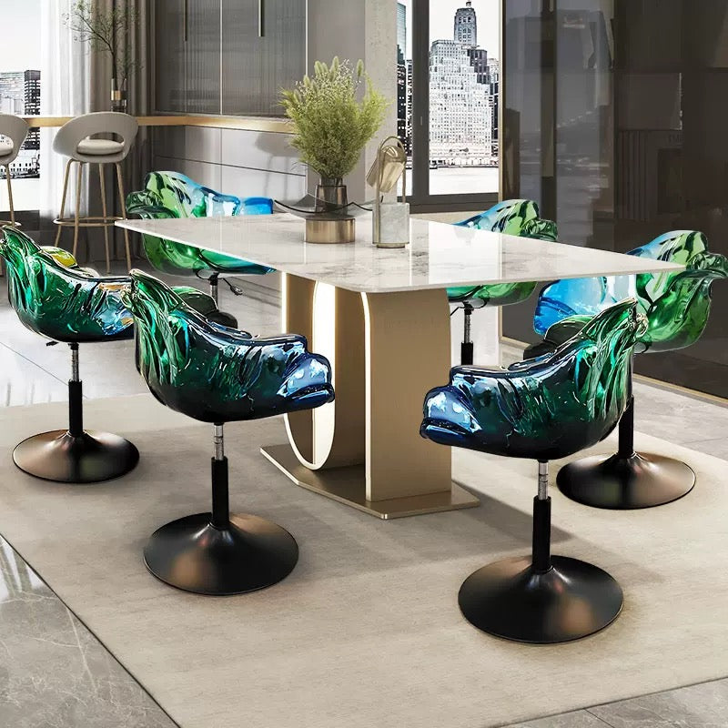 Italian Resin Chair luxury lounge & Bar stool