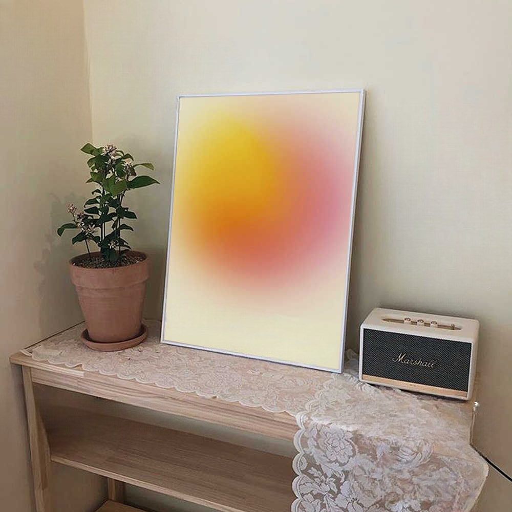 Modern Abstract Art Print, Decorative Floor & Wall Painting for Living Room, Bedroom, Entryway