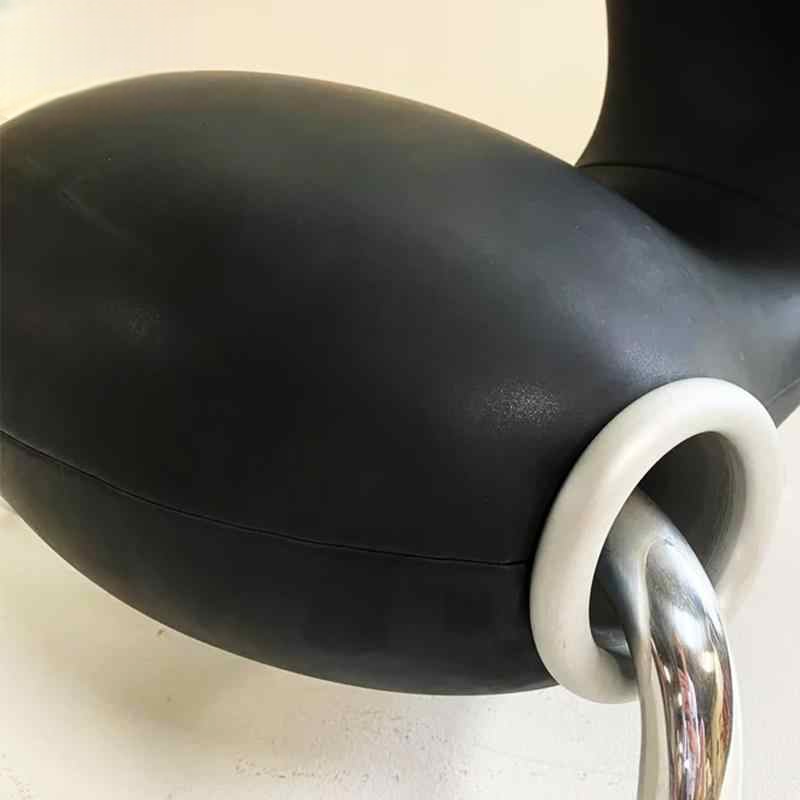 Embryo Chair – Modern Designer Ant-Style Leisure Armchair, Metal Legs & Foam Upholstery