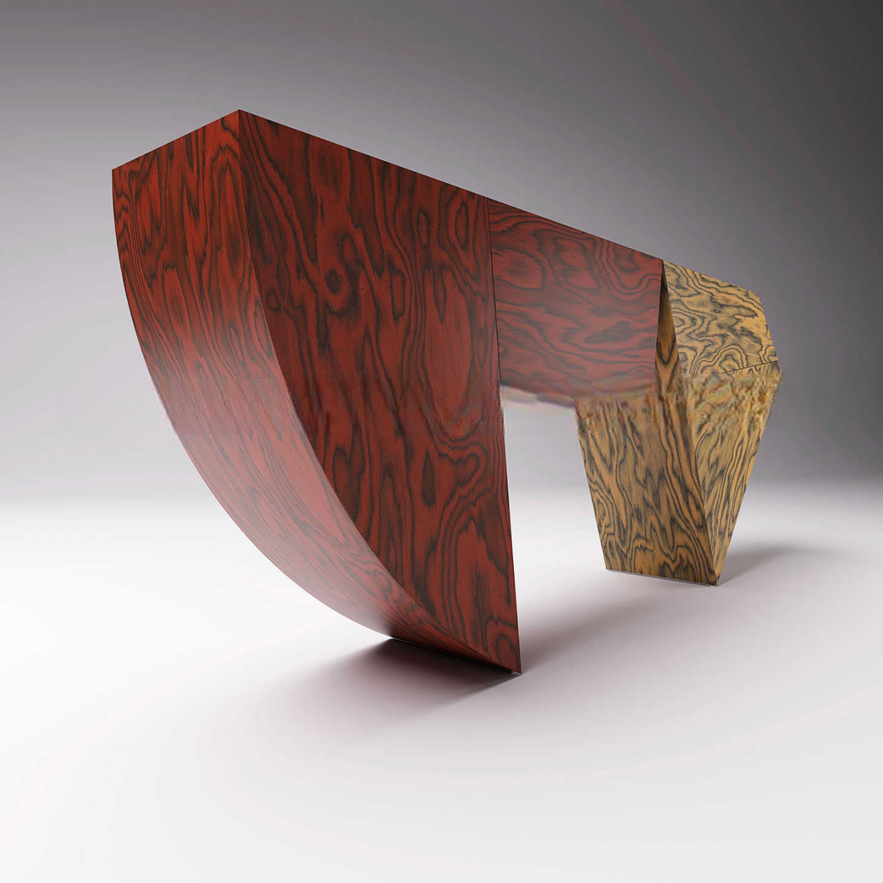 Modern Luxury Style Solid Wood Entryway Console Table, Artistic Foyer Sideboard, High-End Storage Cabinet