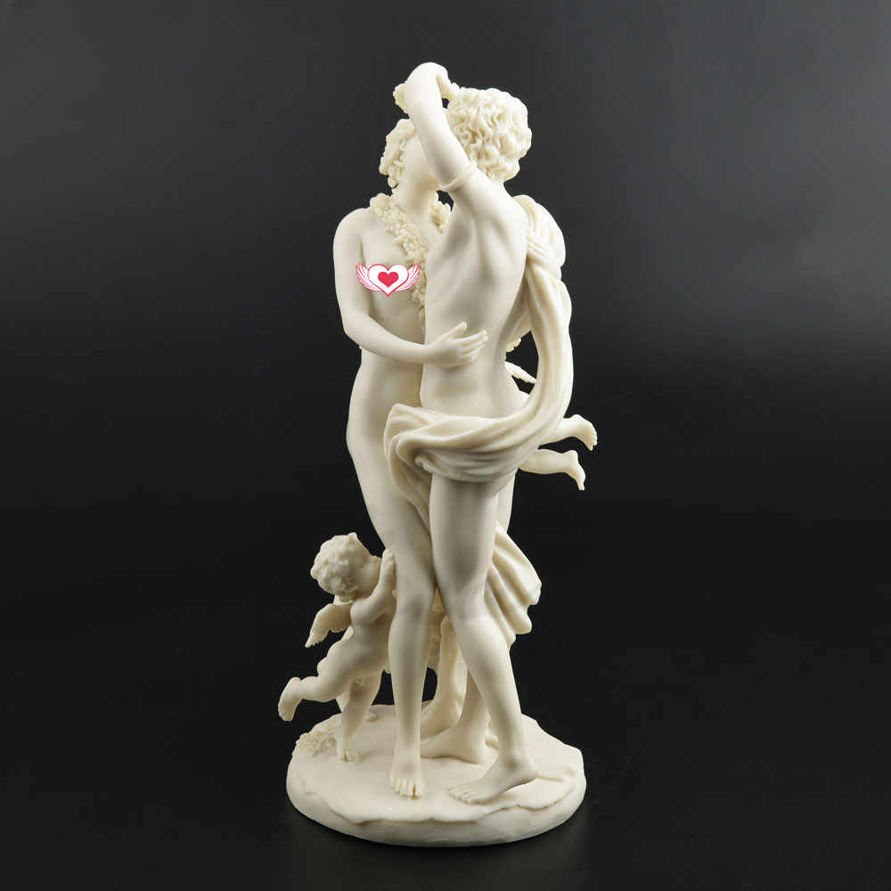 Greek Spring Breeze and Flower Deity Sculpture – Elegant Classical Home Decor Figurine, Romantic Gift