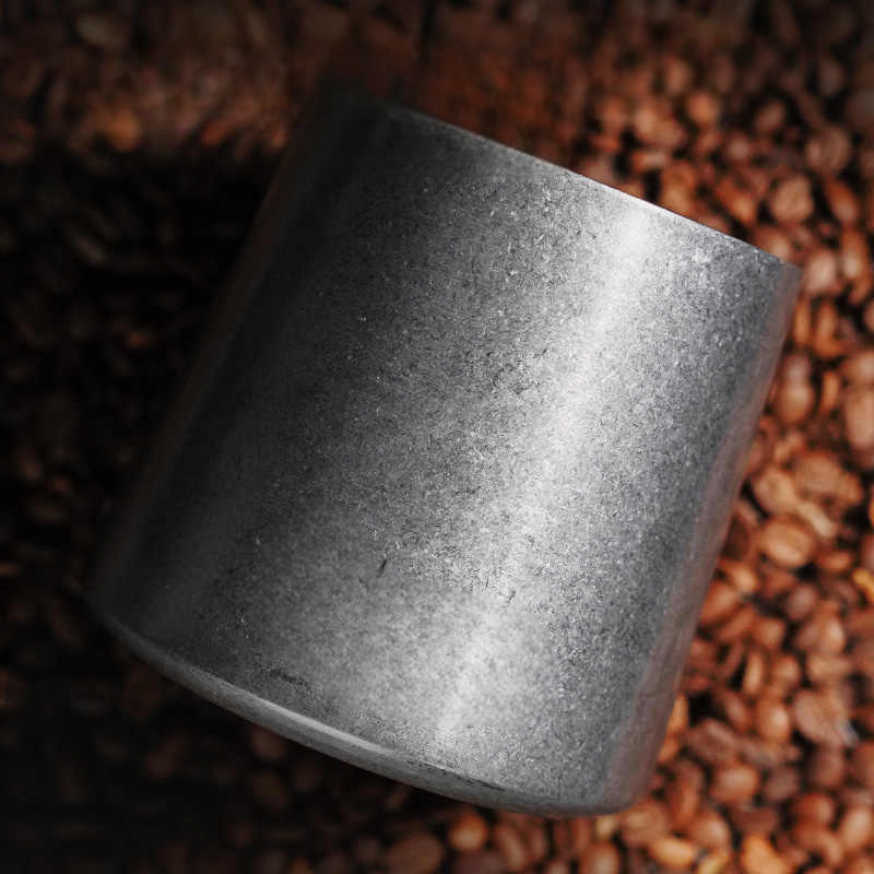 Premium Stainless Steel Whiskey Tumbler 380ml – Titanium Coated, Double-Wall Vintage Rock Glass for Cocktails, Beer & Water, Brushed Metal