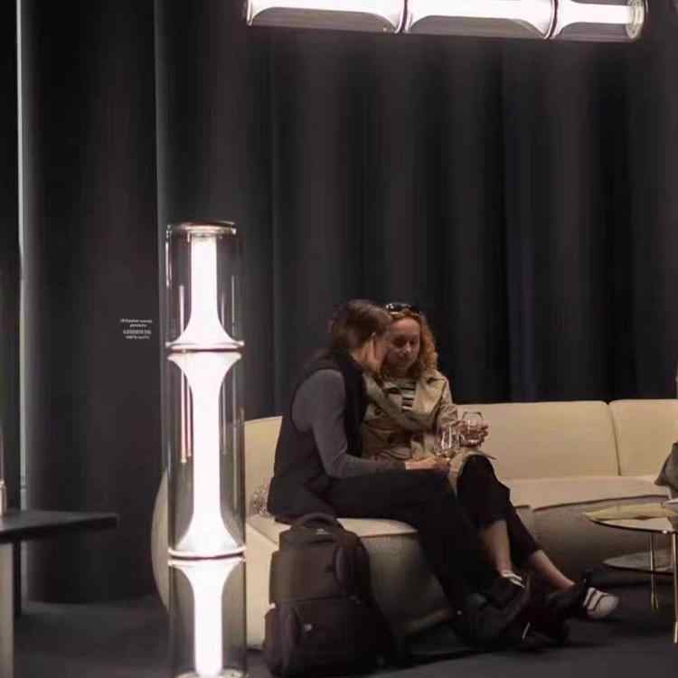 Modern Cylinder Floor Lamp, Luxury LED Ambient Light for Living Room, Villa, Showroom or Lounge