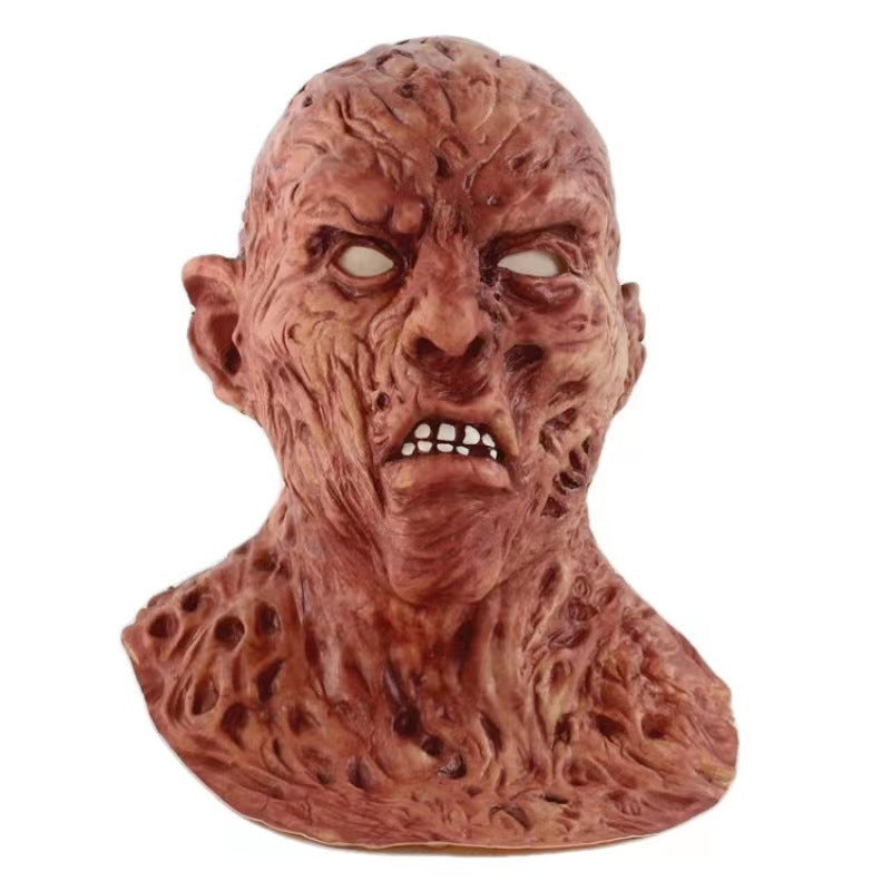 Zombie Latex Mask – Scary Full Head Horror Mask for Halloween, Movie, Biohazard Zombie & Undead Cosplay