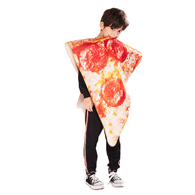 Kids Pizza Slice Costume – Funny Pepperoni Pizza Tunic for Halloween, School Events & Food-Themed Parties