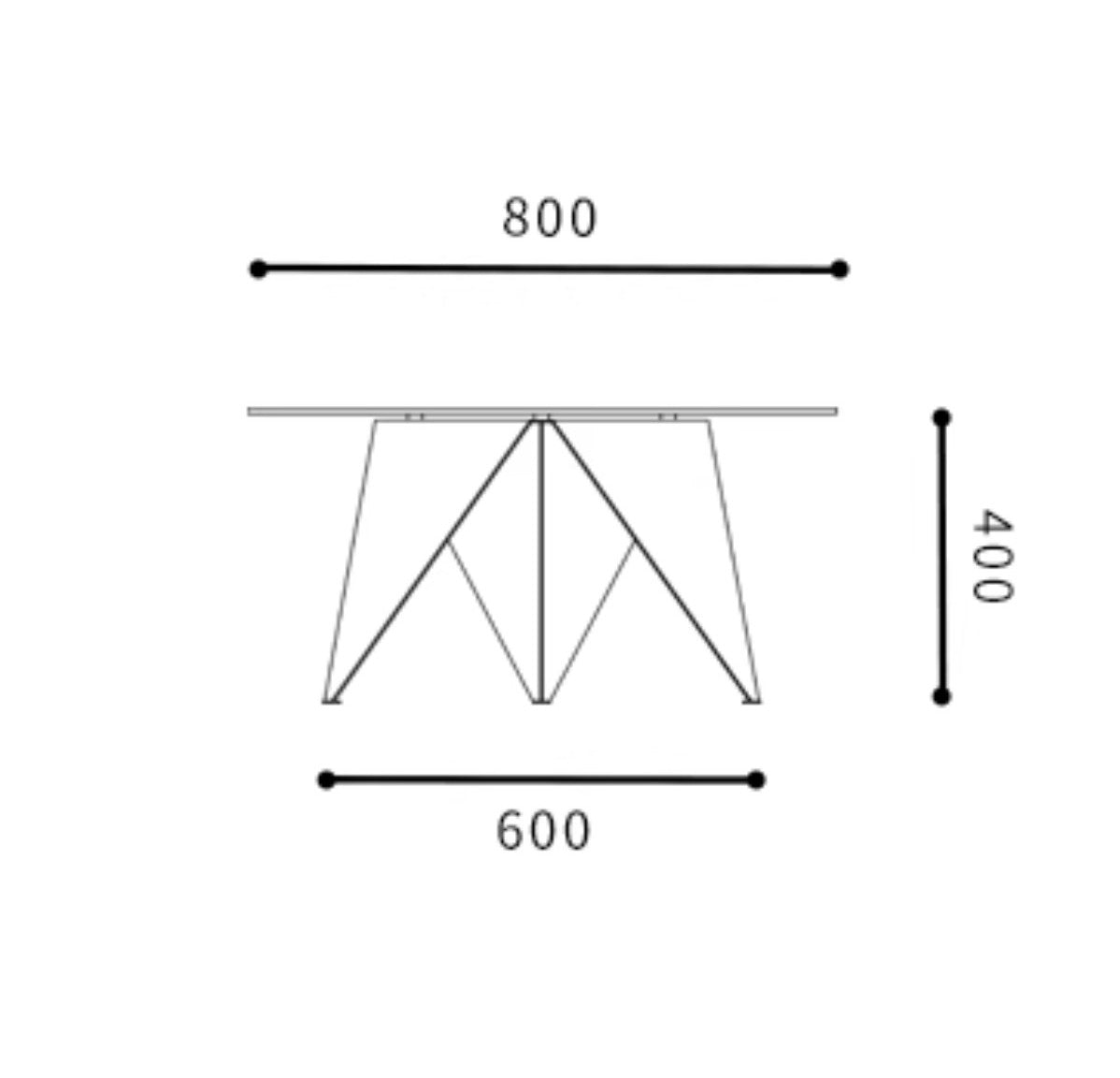 Modern Luxury Stainless Steel & Glass Round Coffee Table – 80cm Designer Origami Style Minimalist Living Room Tea Table