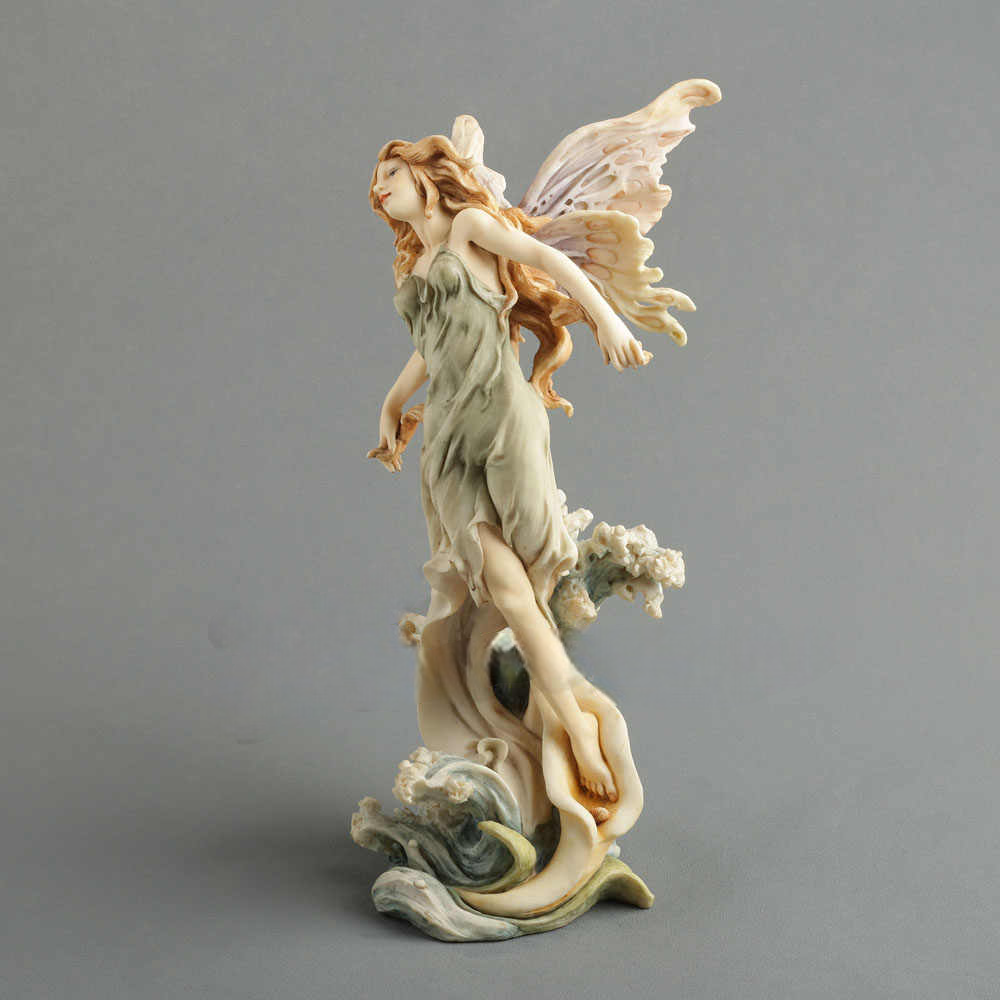 Fairy with Calla Lily Figurine – Elegant Home Decor Gift, Flower Spirit Sculpture, Creative Art