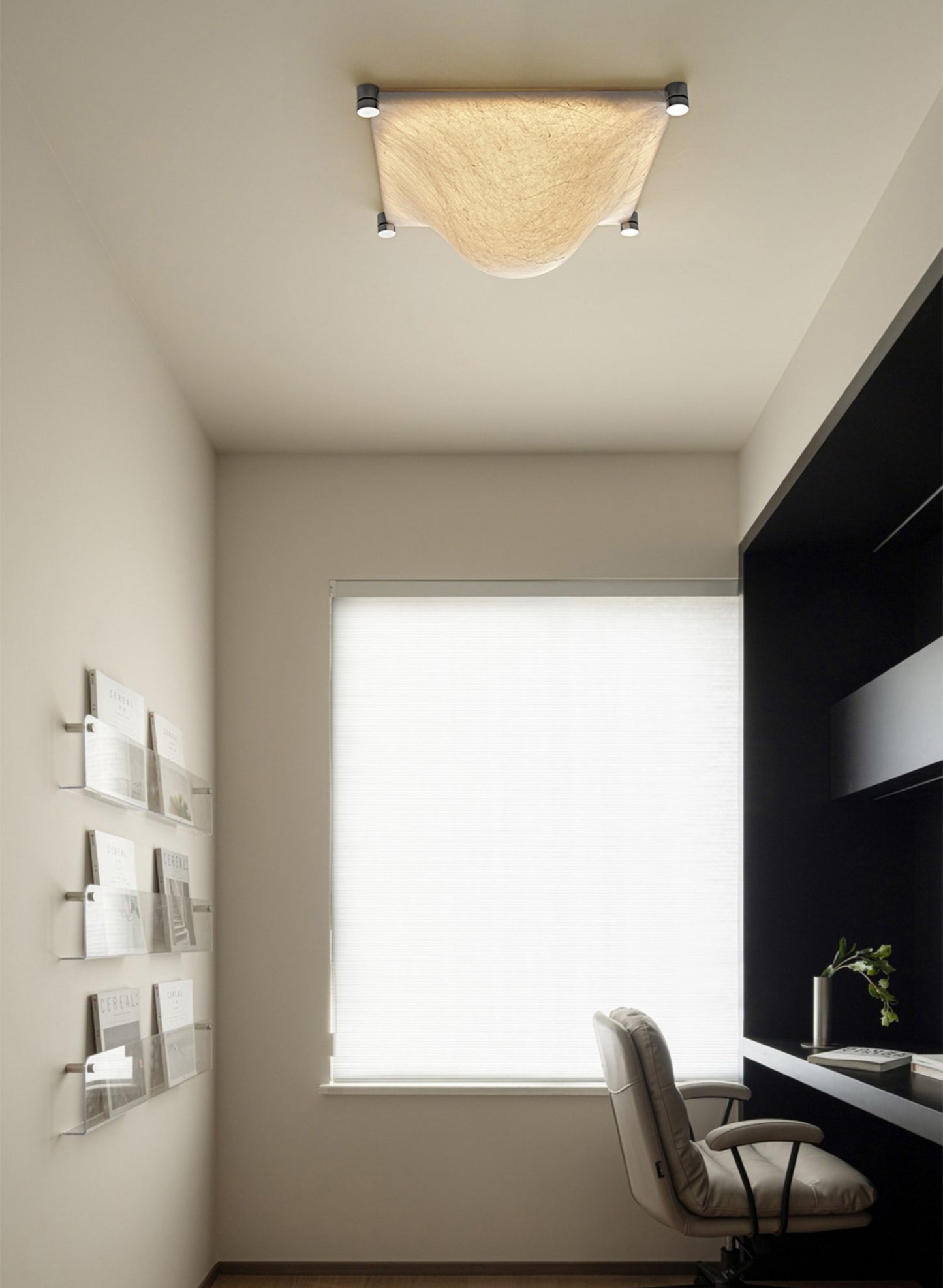 Modern Silk Wall Lamp, Artistic Square Atmosphere Wall Sconce with Real Mulberry Silk Shade, Luxury Living Room, Bedroom, Study Accent Lighting