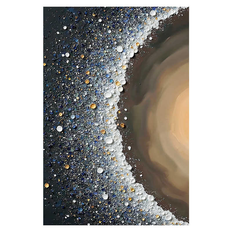 Modern Luxury Abstract 3D Texture Painting, Hand-Painted Oil Canvas for Living Room and Entryway, Unframed Large Statement Art