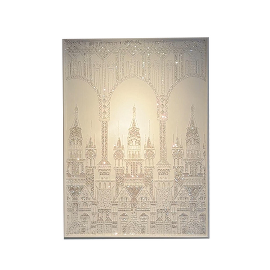 Luxury Corridor Wall Art, Modern Sofa and Bedroom Background Decor, Custom Framed High-Definition Art Print Matte Finish
