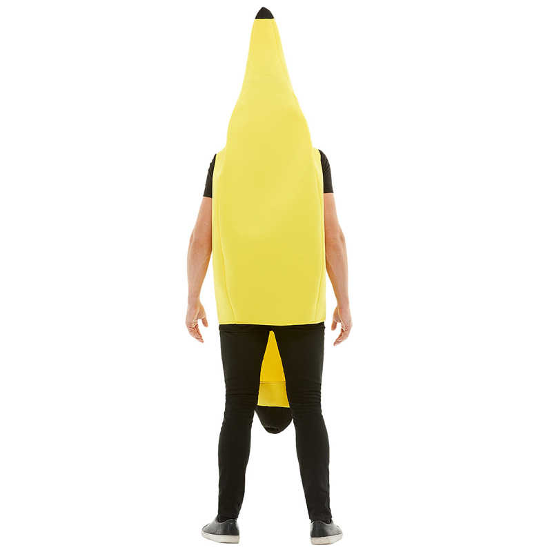 Funny Giant Banana Costume – Universal Adult Unisex Cosplay Fruit Suit for Halloween, Performance & Prank