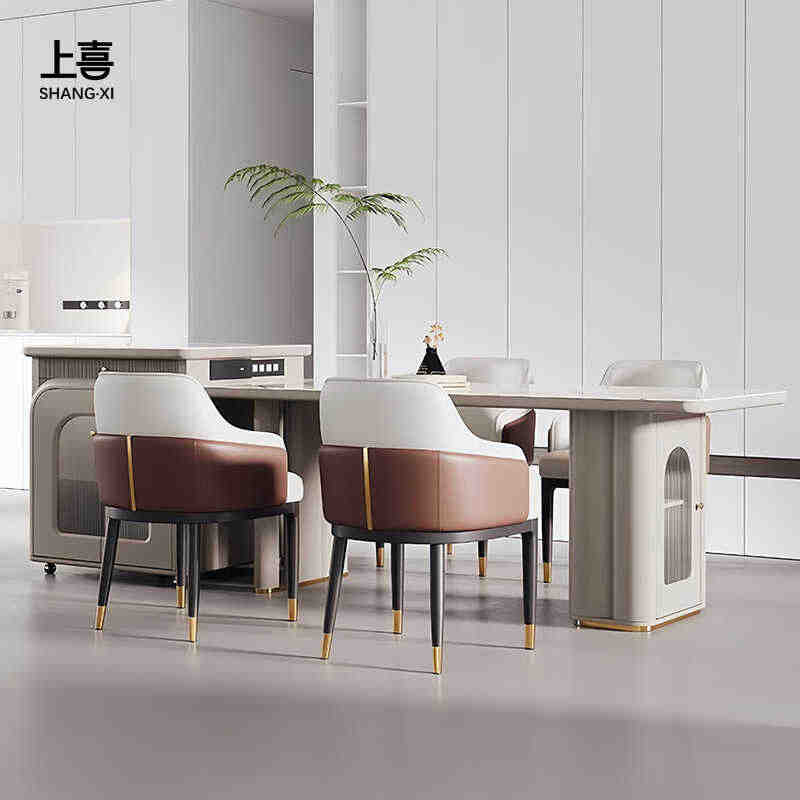 Modern Italian Luxury Dining Chair for Home, Restaurant & Reception – Upholstered High-Back Armchair