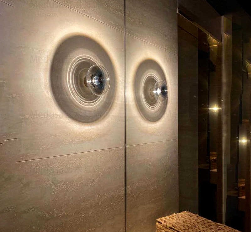 Designer Gradient Wall Sconce, Modern Art Glass Lamp for Bedroom, Living Room, Corridor, or Staircase