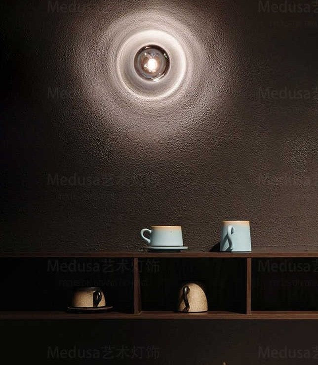 Designer Gradient Wall Sconce, Modern Art Glass Lamp for Bedroom, Living Room, Corridor, or Staircase