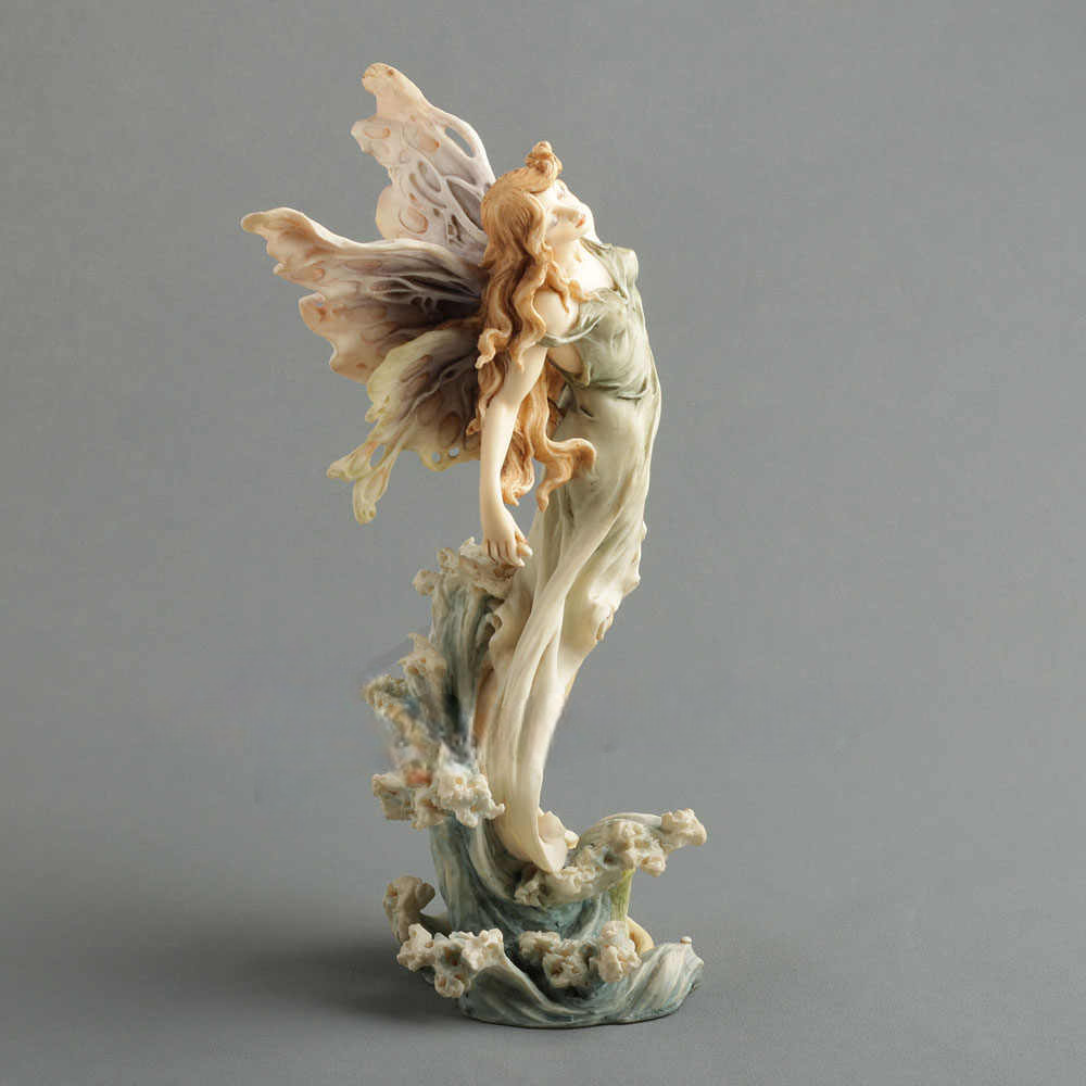 Fairy with Calla Lily Figurine – Elegant Home Decor Gift, Flower Spirit Sculpture, Creative Art