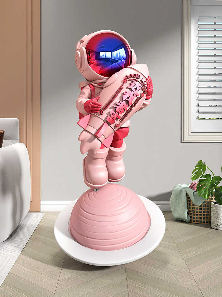 Large Astronaut Floor Statue – Modern Living Room, Sofa Art, Housewarming/Grand Opening Decor