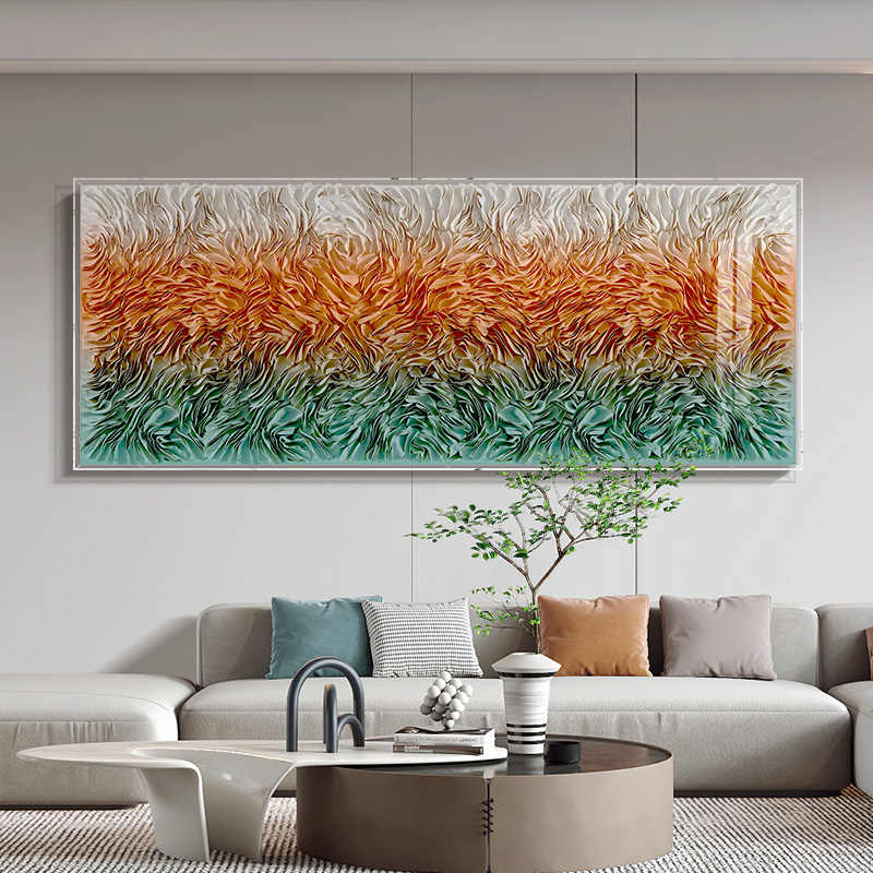 Modern Luxury 3D Leather & Acrylic Wall Art – Handmade Abstract Sofa Background Panel, Living Room & Bedroom Decor, Frameless