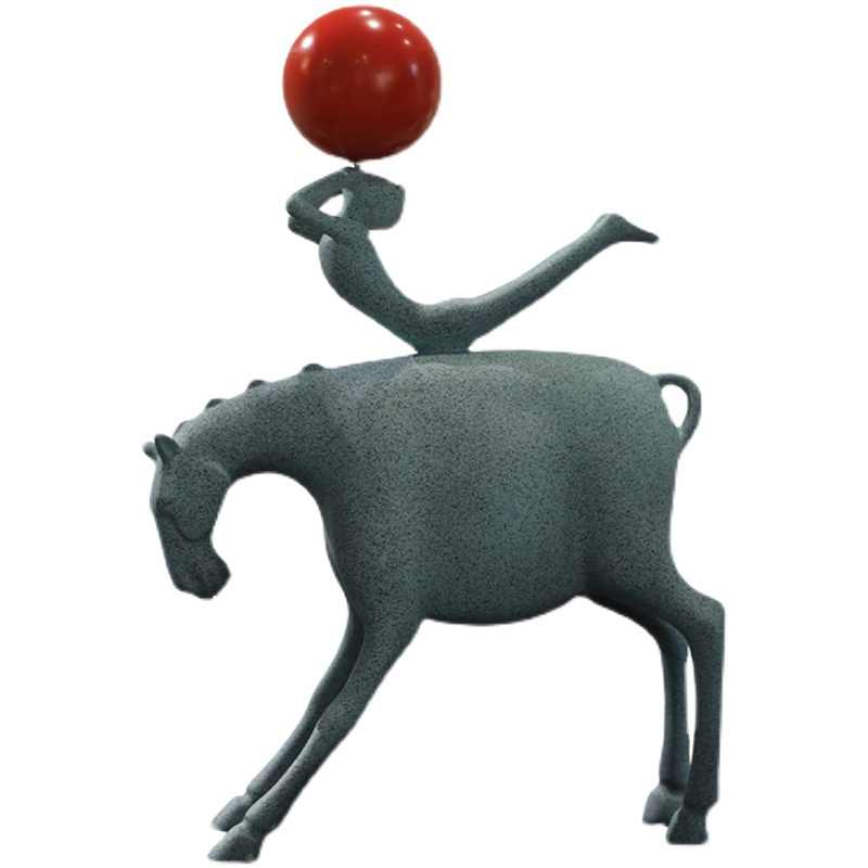 Modern Luxury Resin Horse Sculpture Set – Creative Animal Art Decor for Living Room, Bar, Bedroom, Entryway, Set of 2