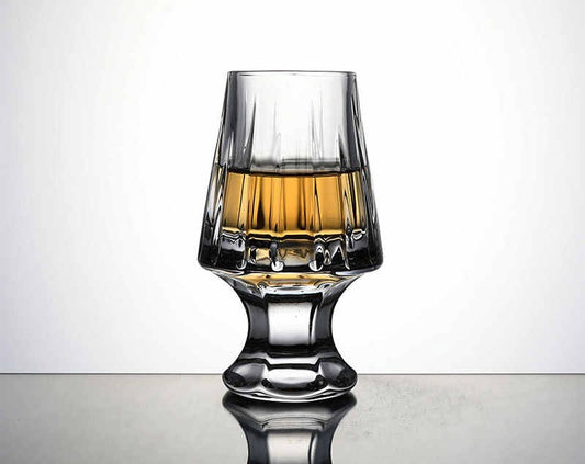 K9 Crystal Whiskey Tasting Glass 85ml – Premium Vintage Nosing Glass, Heavy Base, Lead-Free, Set of 6 For Spirits, Scotch & Bourbon