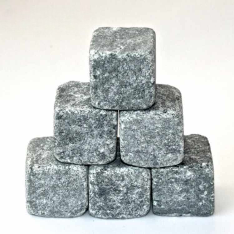 Whisky Stones Set of 9 – Reusable Chilling Rocks for Whiskey, Bourbon, Spirits & Wine with Velvet Storage Pouch, No Dilution Ice Alternative