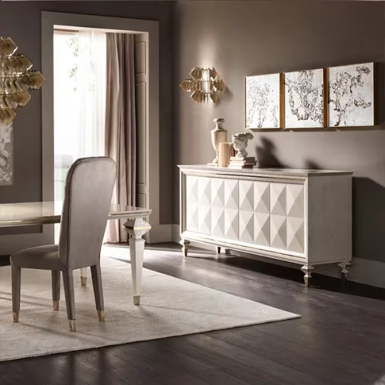 Modern french Cabinet TV cabinet Console Sideboard,Exquisite Birch Wood Cabinet premium birchwood Home Storage Cabinet living room furniture