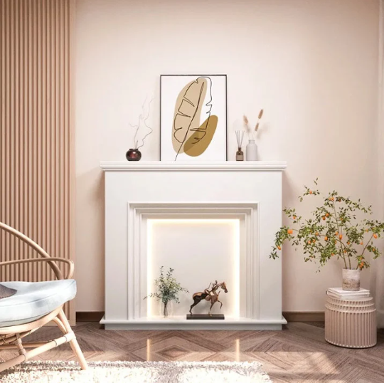 French Fireplace Decorative Cabinet luxury console table living room Simple Living Room Entrance Cabinet Bedroom Shelves