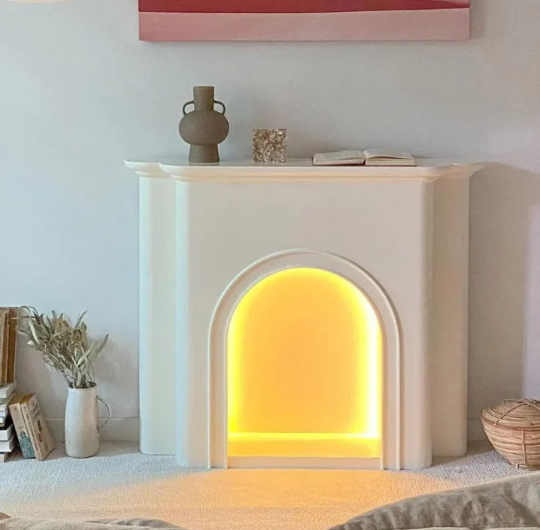 French Fireplace Decorative Cabinet luxury console table living room Simple Living Room Entrance Cabinet Bedroom Shelves
