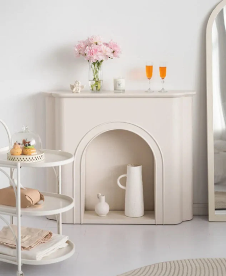 French Fireplace Decorative Cabinet luxury console table living room Simple Living Room Entrance Cabinet Bedroom Shelves