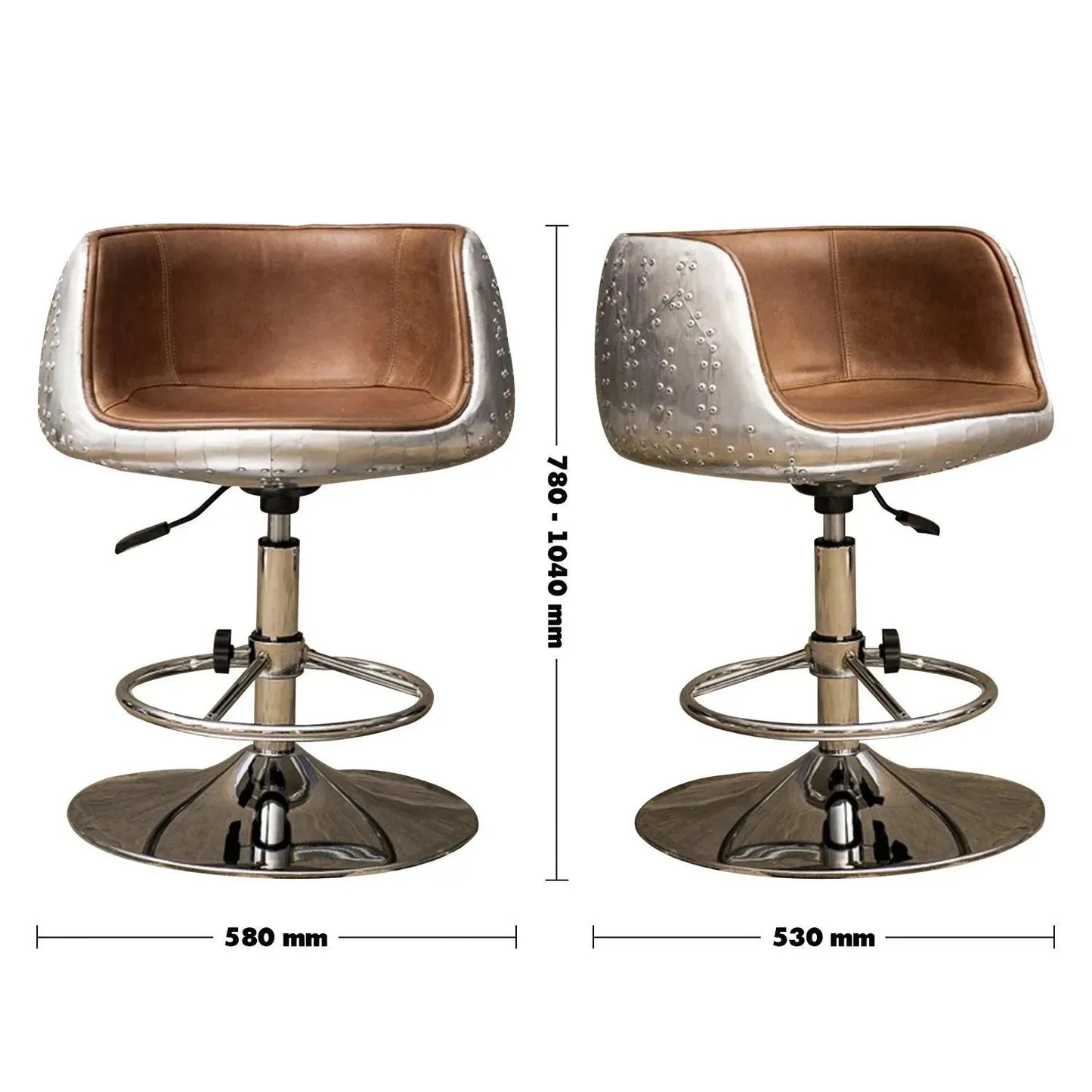 aviation chair, Revolving Chair, Bar Stool, Retro Furniture, Vintage Metal Chair