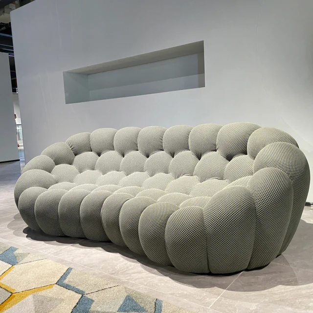 Italian 3 seater bubble sofa, luxury designer sofa couch