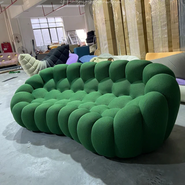 Italian 3 seater bubble sofa, luxury designer sofa couch