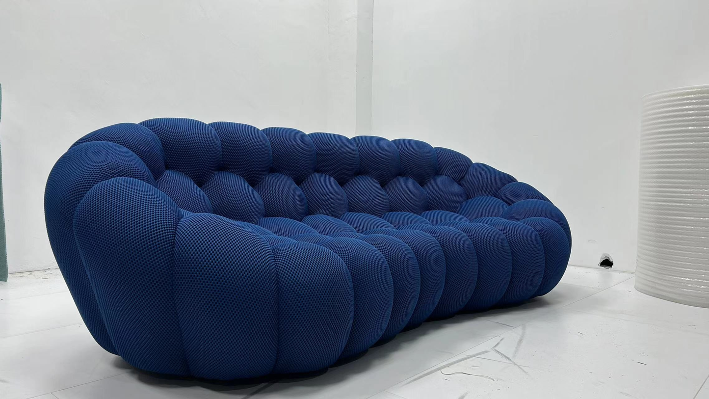 Italian 3 seater bubble sofa, luxury designer sofa couch