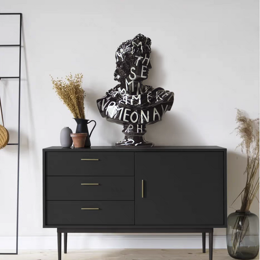 David statue abstract paints textures big size desktop decor