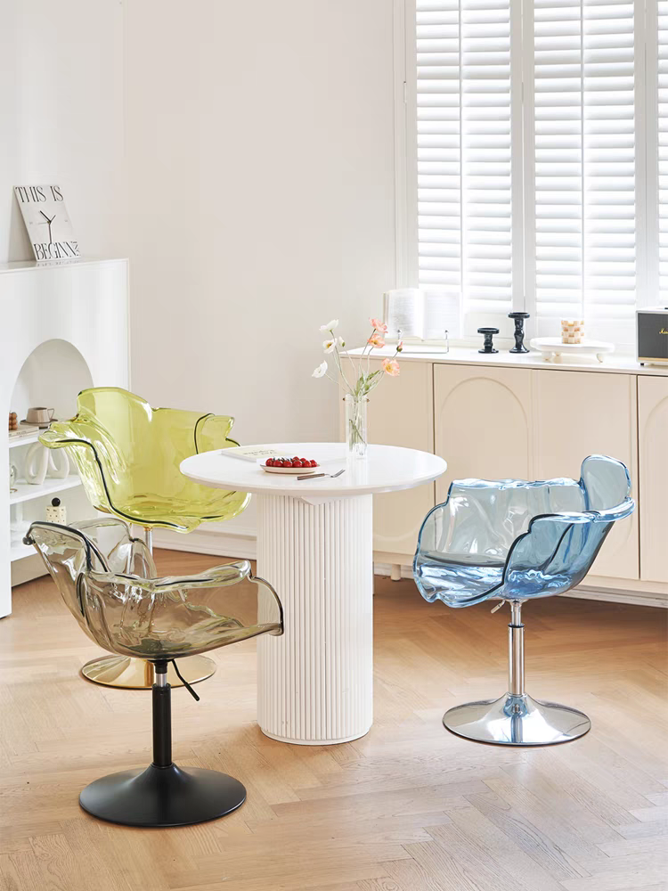 Polycarbonate Transparent Lounge Chair/ Luxury Bar stool durable (upto 150kg weight capacity)