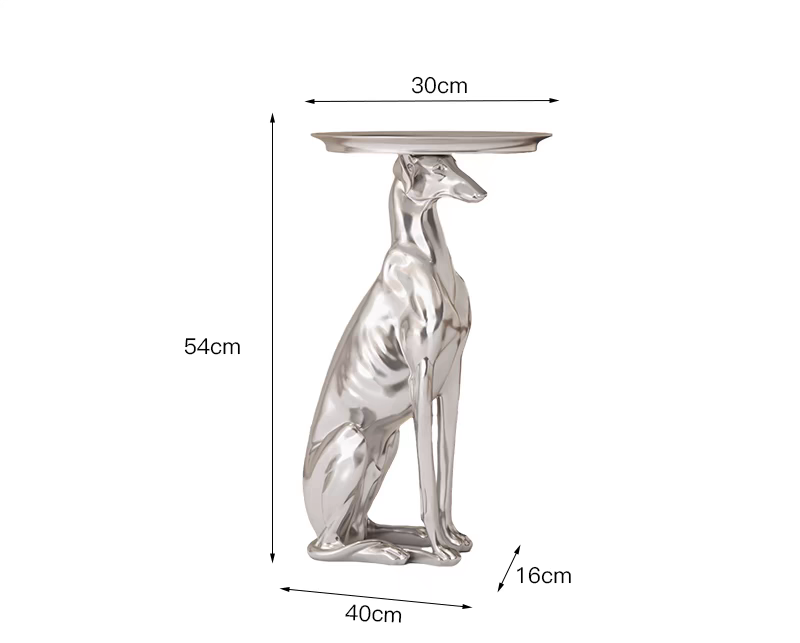 Saluki dog bar table coffee table Luxury home decor living room furniture