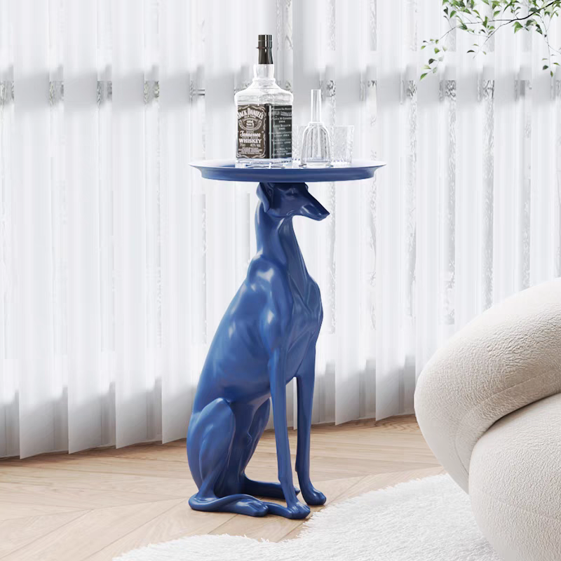 Saluki dog bar table coffee table Luxury home decor living room furniture