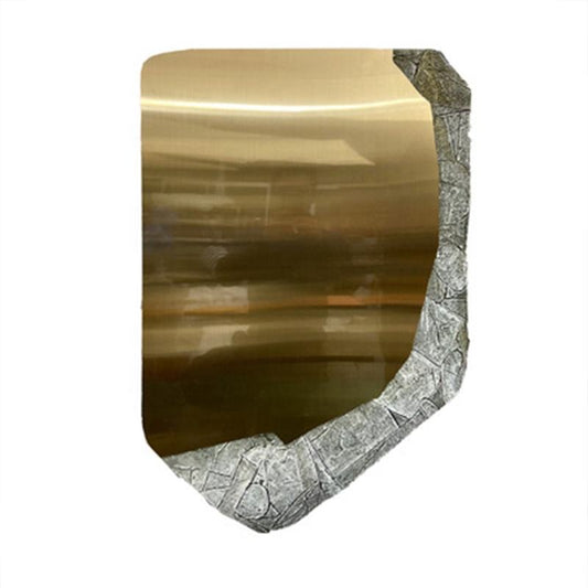 Luxury Hand-Painted 3D Metal Wall Art – Modern Shaped Stainless Steel Decorative Wall Painting, Upscale Contemporary Wall Hanging for Dining Room, Living Room