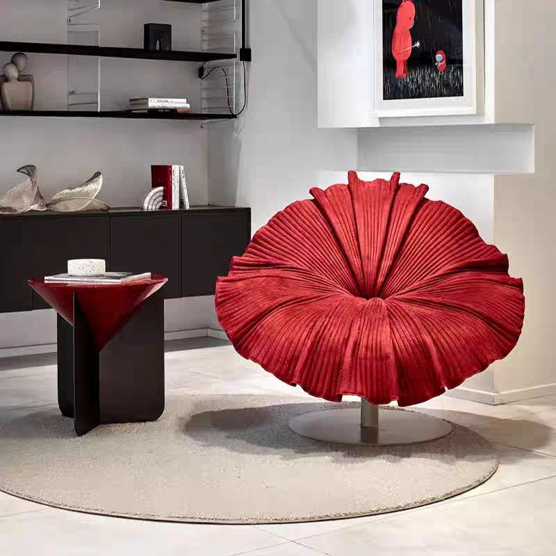 Custom Velvet Swivel Leisure Chair, Modern Living Room Lounge Reception Chair for Waiting Room or Office
