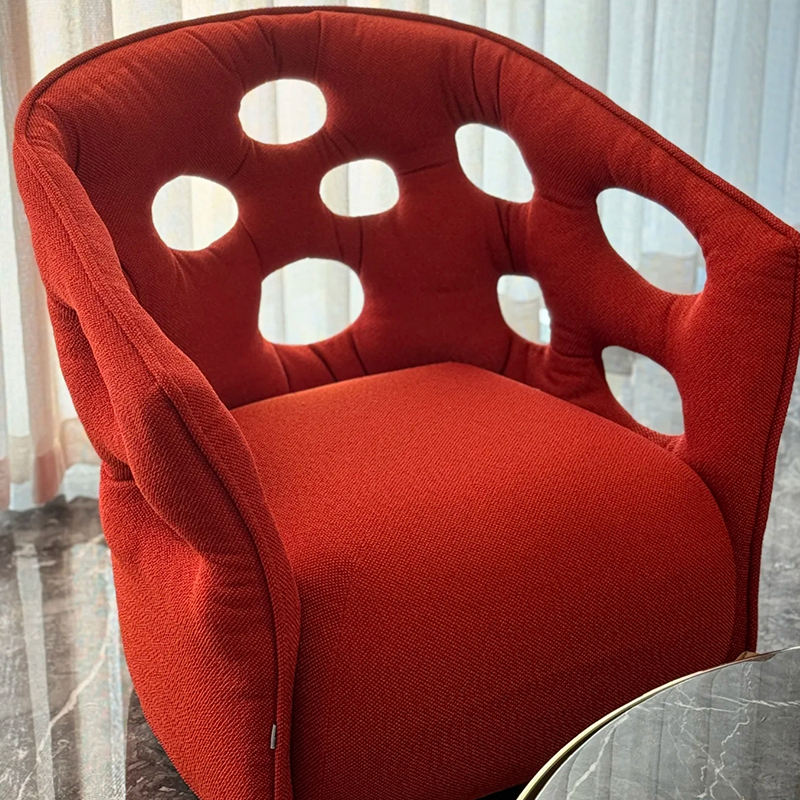 Functional Modern Fiberglass Lounge Chair with Teddy Velvet Upholstery, High Density Sponge Seat for Meeting Rooms and Multi-Space Use