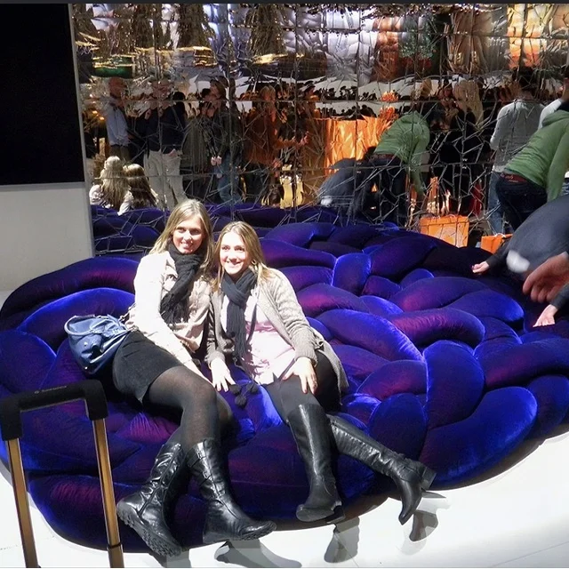 Italian handmade sofa luxurious couch