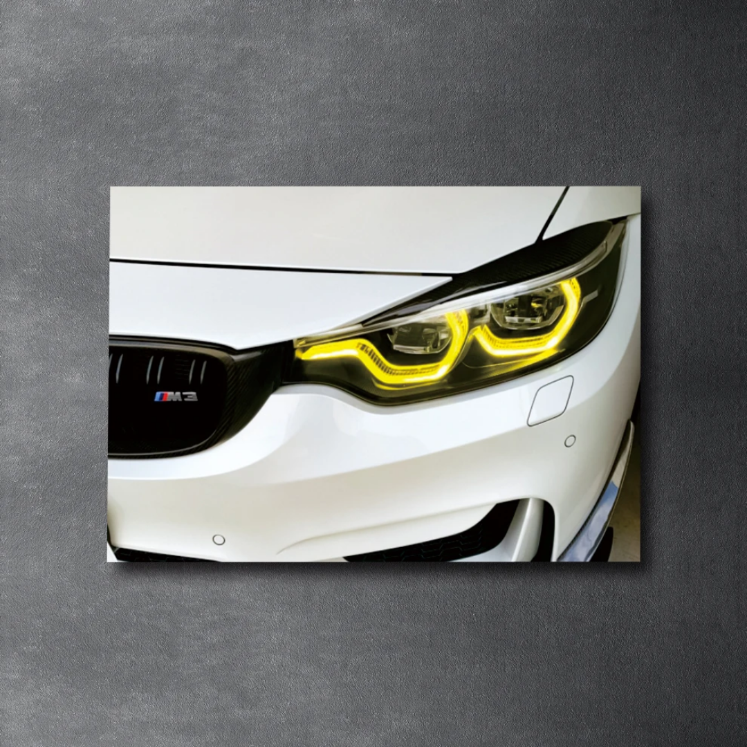 Monochrome LED Motorsport wall decor series