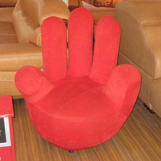Plush Hand Shaped Sofa Chair for Kids & Adults – Modern Lazy Finger Lounge Seat, Rotating Computer Stool, Fashion Velvet Soft Furniture