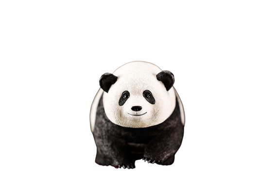 Realistic Giant Panda Figurine, Resin Panda Statue, Cute Black and White Animal Collectible Decor for Desk, Shelf, Bedroom, Office, Wildlife Display and Panda Lover Gift