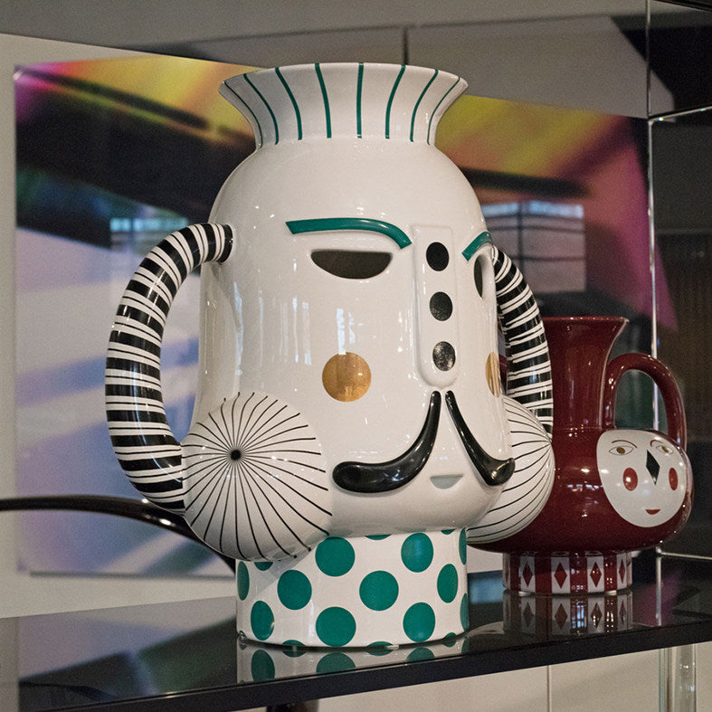 White Ceramic Face Vase, Abstract Human Face Flower Vase, Modern Artistic Decorative Vase for Dried Flowers, Pampas Grass, Living Room, Console Table, Shelf, Entryway Decor