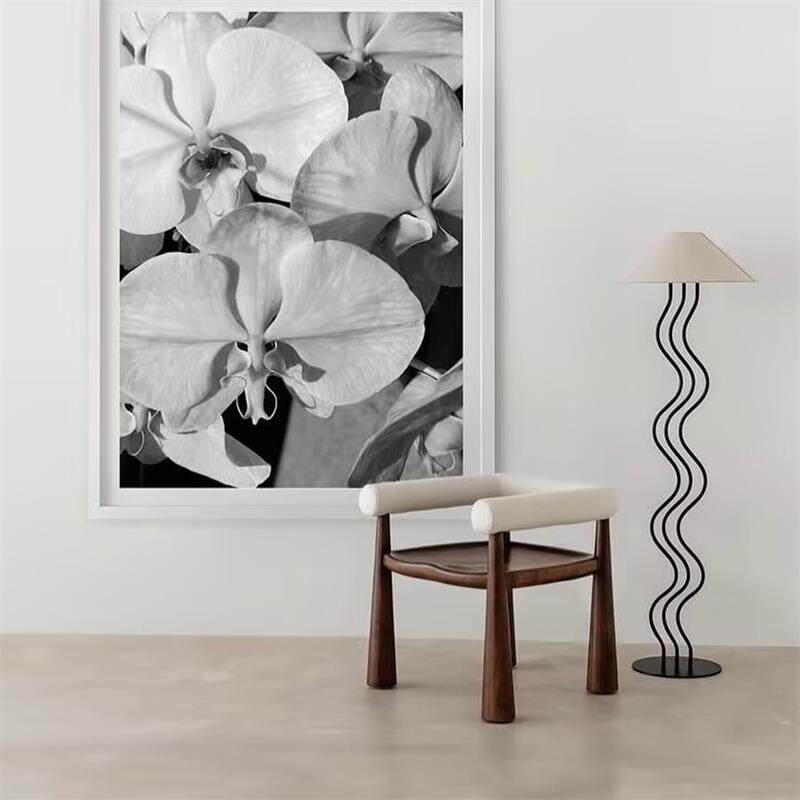 Cream Upholstered Solid Wood Dining Chair, Modern Accent Armchair with Open Backrest and Tapered Cone Legs, Wooden Cafe Chair for Dining Room, Kitchen, Restaurant, Hotel, Study