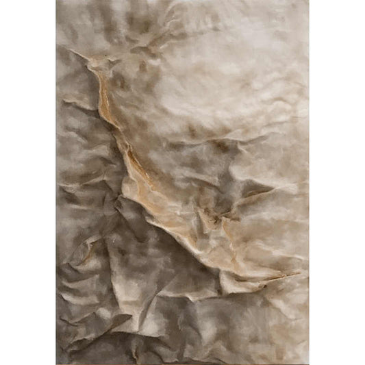 Large 3D Textured Relief Wall Art, Handcrafted Sandstone Abstract Painting, Designer Frameless Entryway & Hotel Model Home Statement Panel